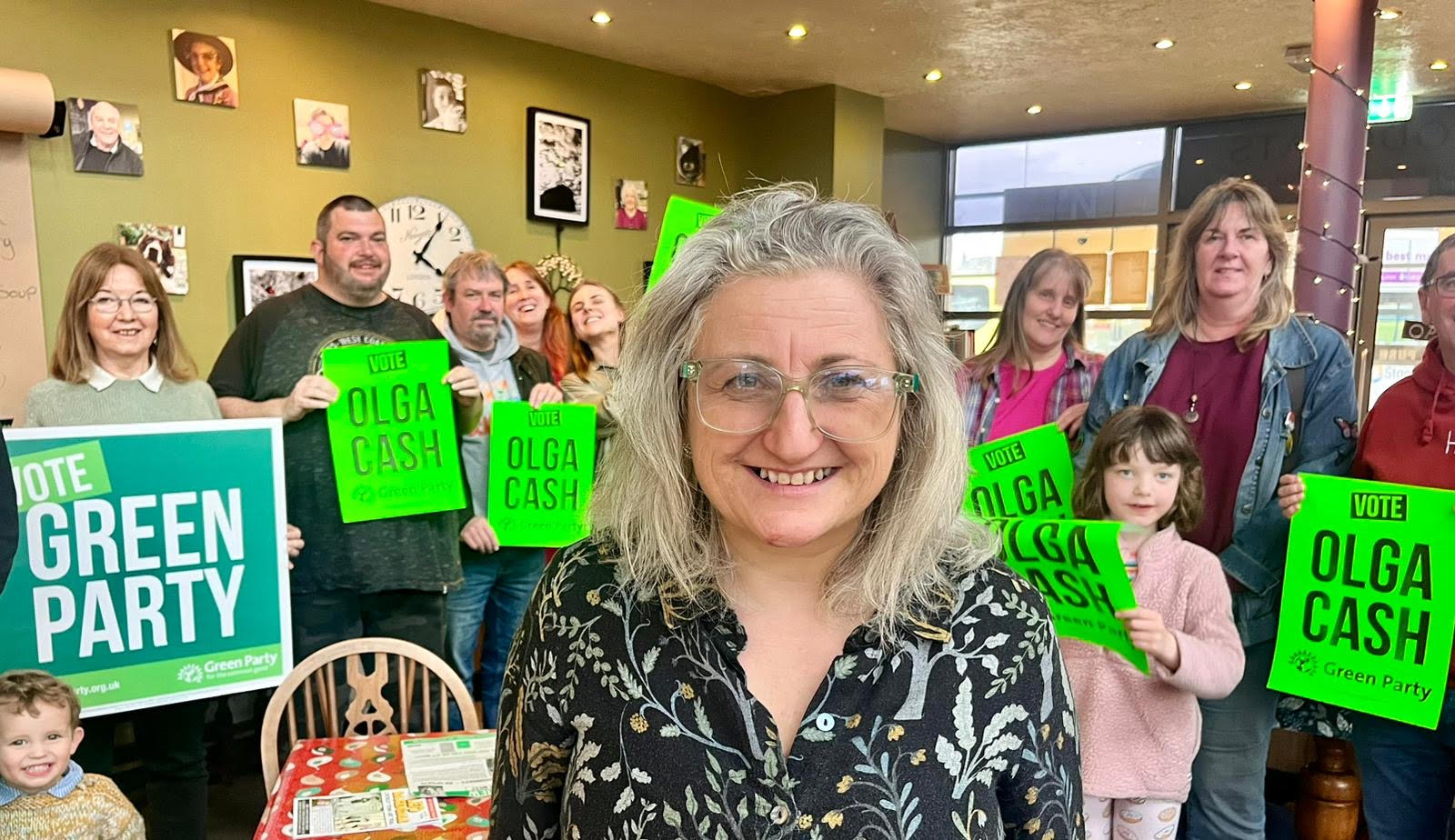 Various members, candidates, and officers of Chorley Green Party