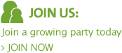 Join the Green Party text and logo